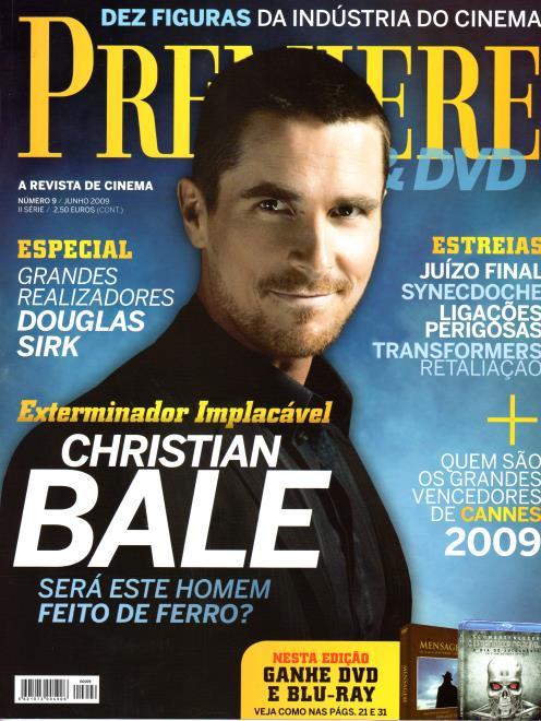 PREMIERE (Portugal) magazine side cover Issue 9 June 2009