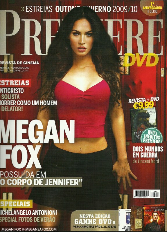 PREMIERE (Portugal) magazine side cover Issue 13 October 2009