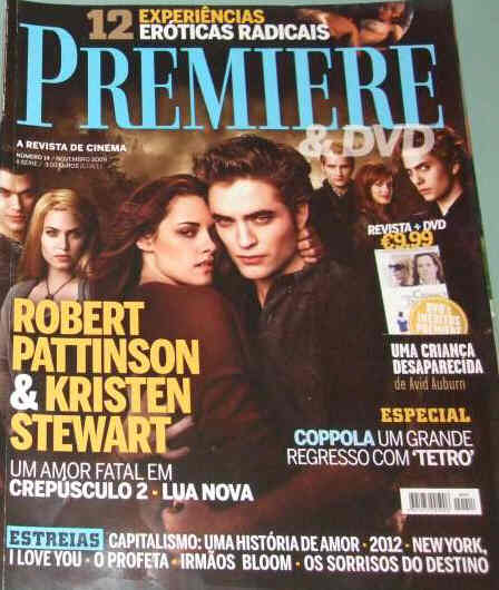 PREMIERE (Portugal) magazine side cover Issue 14 November 2009
