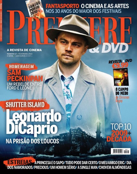 PREMIERE (Portugal) magazine side cover Issue 17 February 2010