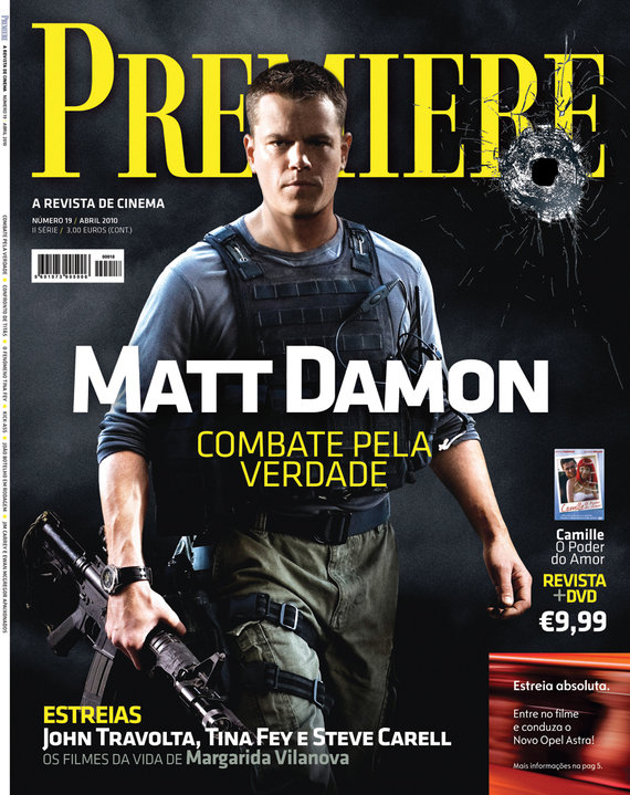 PREMIERE (Portugal) magazine side cover Issue 19 April 2010