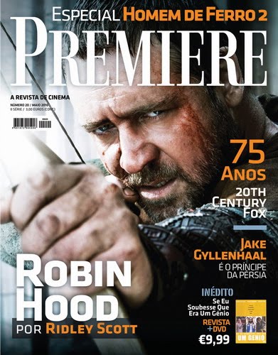 PREMIERE (Portugal) magazine side cover Issue 20 May 2010