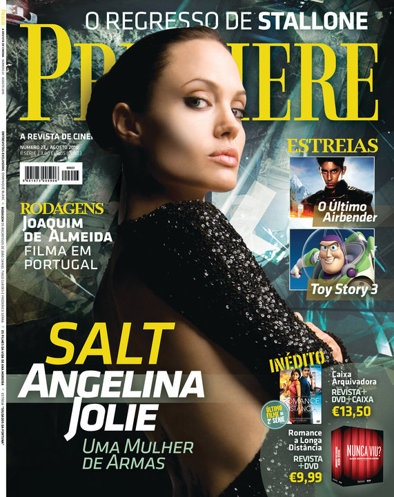 PREMIERE (Portugal) magazine side cover Issue 23 August 2010