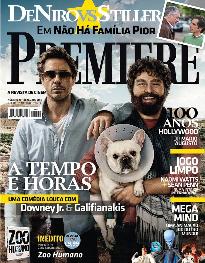 PREMIERE (Portugal) magazine side cover Issue 27 December 2010