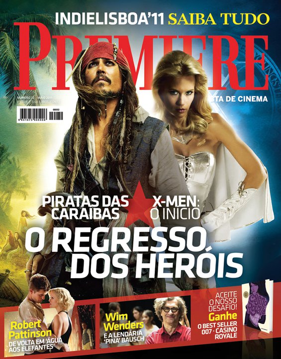 PREMIERE (Portugal) magazine side cover Issue 32 May 2011