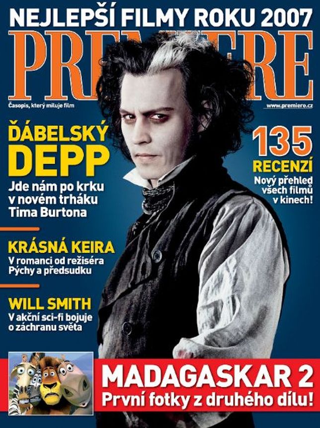 PREMIERE (CZ) magazine side cover January 2008