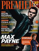PREMIERE (CZ) magazine side cover November 2008