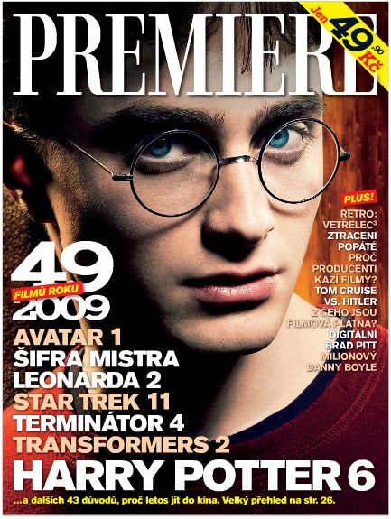PREMIERE (CZ) magazine side cover February 2009