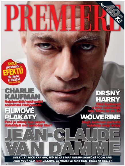 PREMIERE (CZ) magazine side cover April 2009