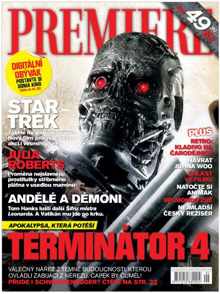PREMIERE (CZ) magazine side cover May 2009