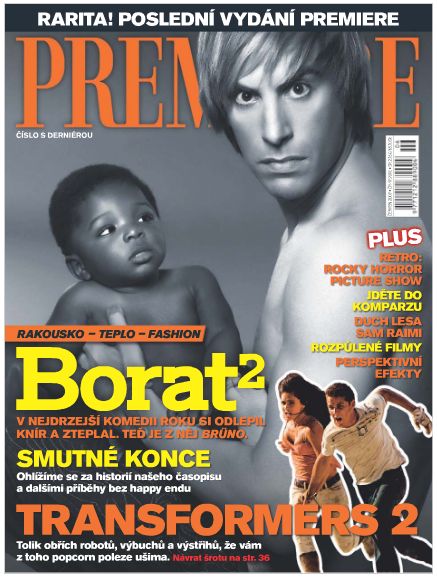 PREMIERE (CZ) magazine side cover June 2009