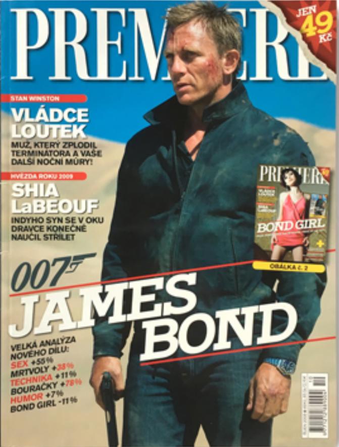 PREMIERE (CZ) magazine side cover  October 2008
