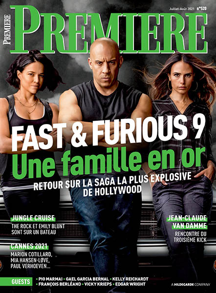 PREMIERE (FR) magazine side cover Issue 520  July/August 2021