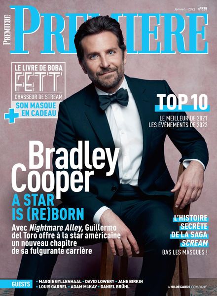 PREMIERE (FR) magazine side cover Issue 525  January 2022