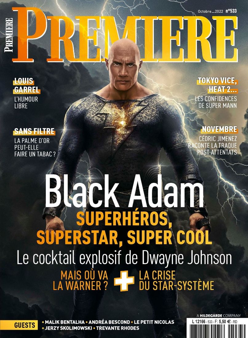 PREMIERE (FR) magazine side cover Issue 533  October 2022