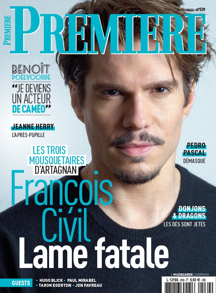 PREMIERE (FR) magazine side cover Issue 539  April 2023