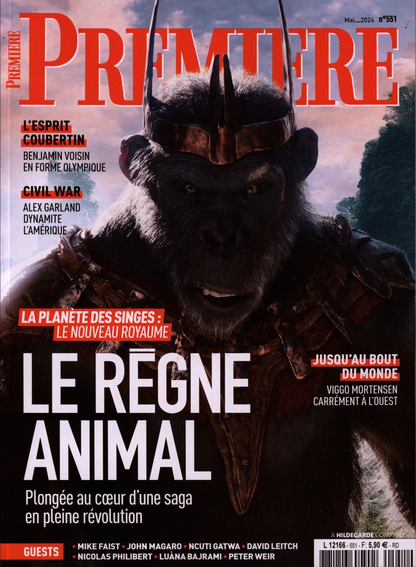 PREMIERE (FR) magazine side cover Issue 551  May 2024