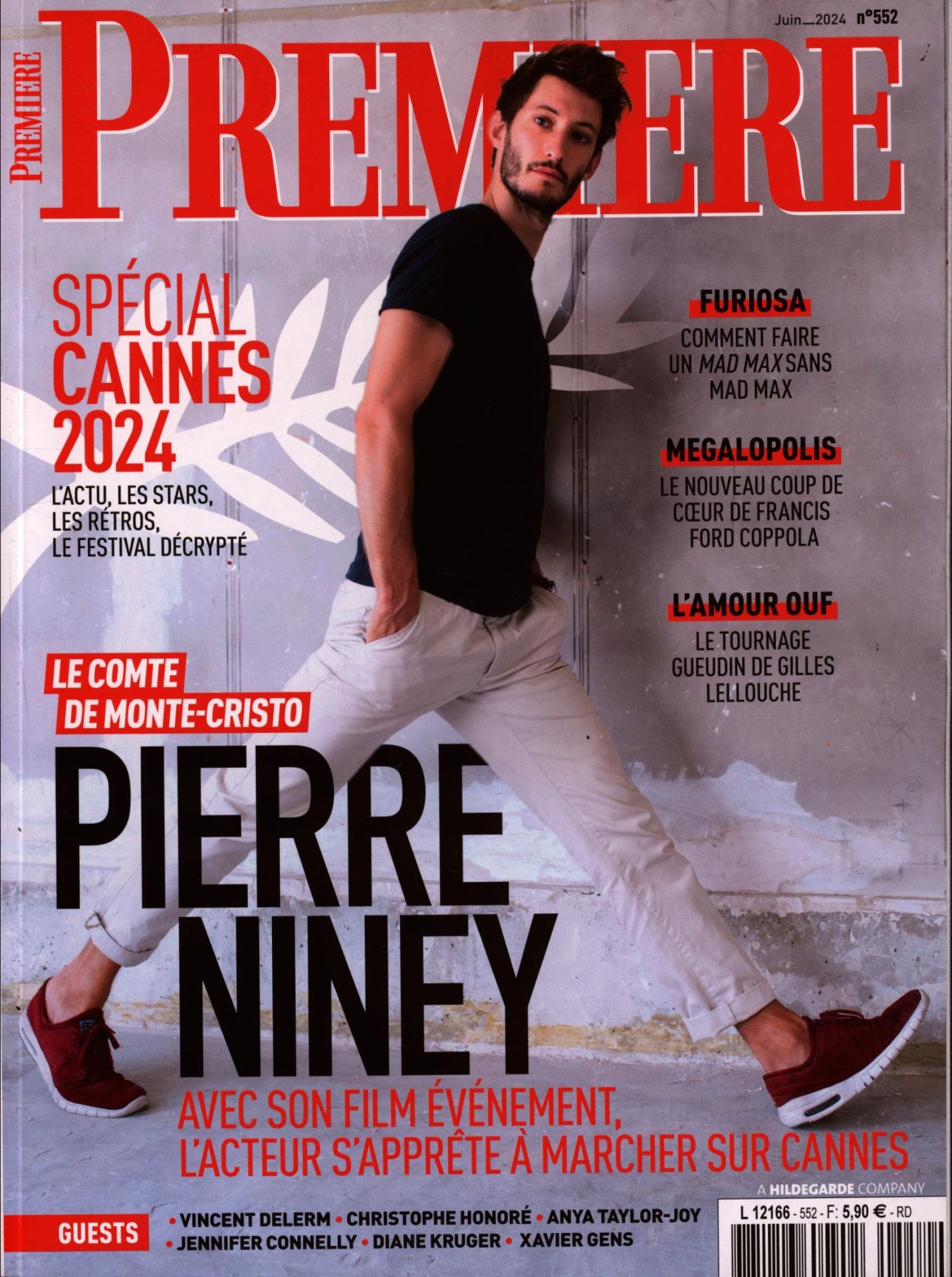 PREMIERE (FR) magazine side cover Issue 552  June 2024