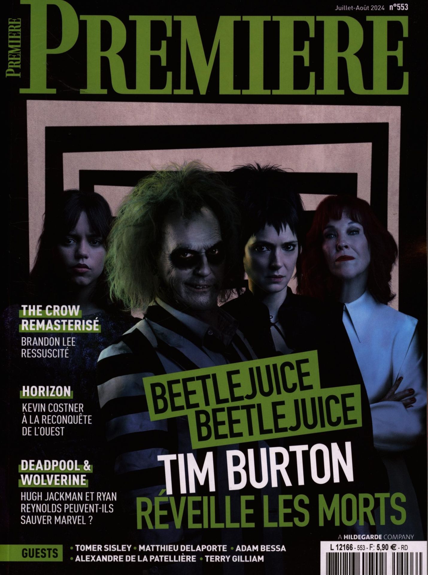 PREMIERE (FR) magazine side cover Issue 553  July/August 2024