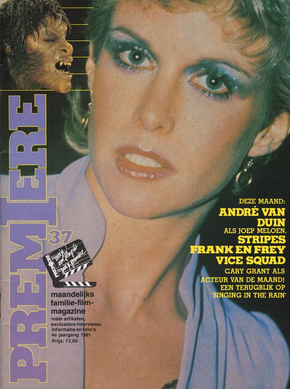 PREMIERE (NL) magazine side cover Issue 37  December 1981