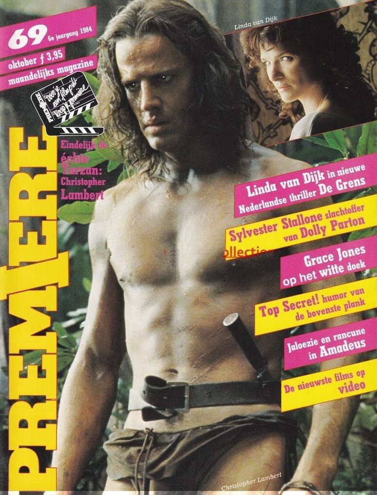 PREMIERE (NL) magazine side cover Issue 69  October 1984