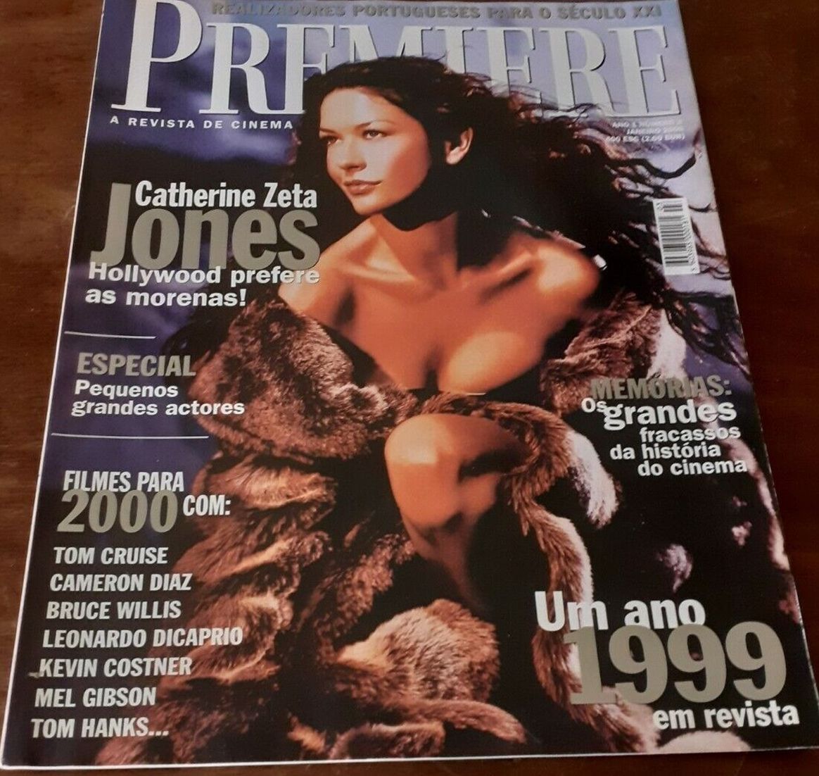 PREMIERE (Portugal) magazine side cover  January 2000