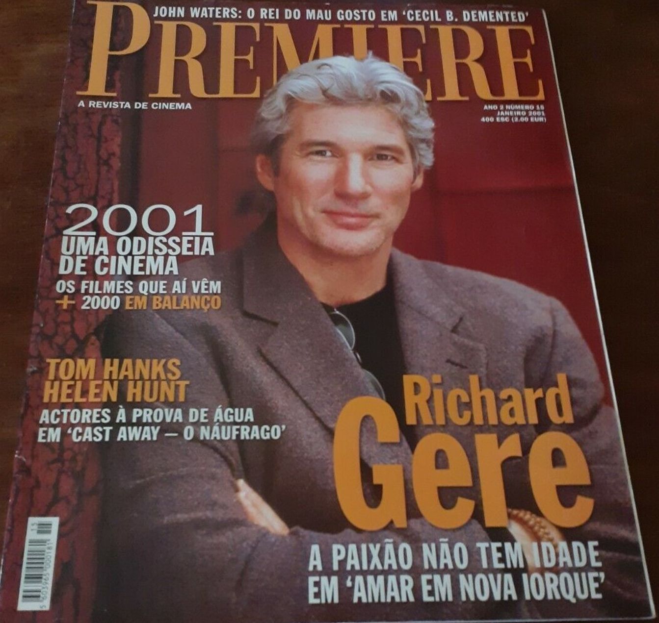 PREMIERE (Portugal) magazine side cover Issue 15  January 2001