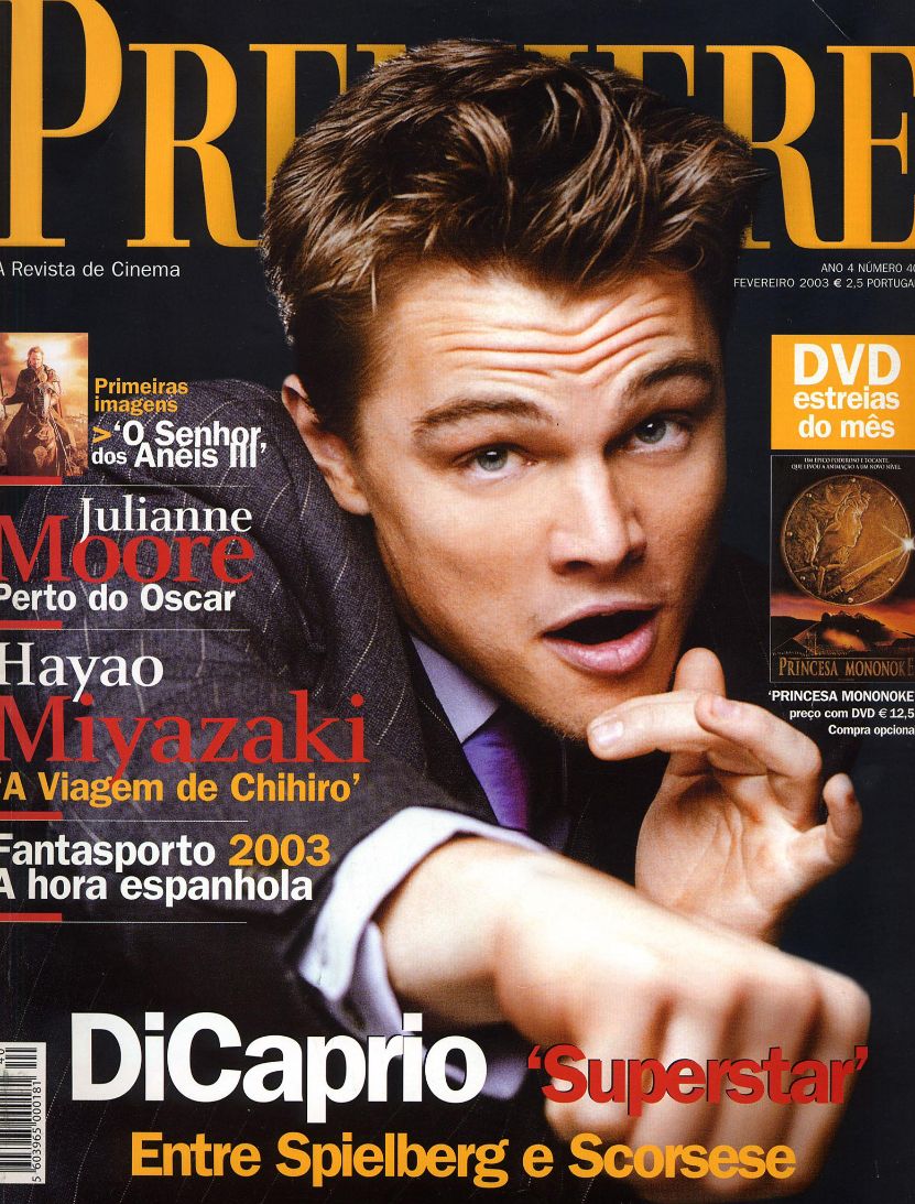 PREMIERE (Portugal) magazine side cover Issue 40  February 2003