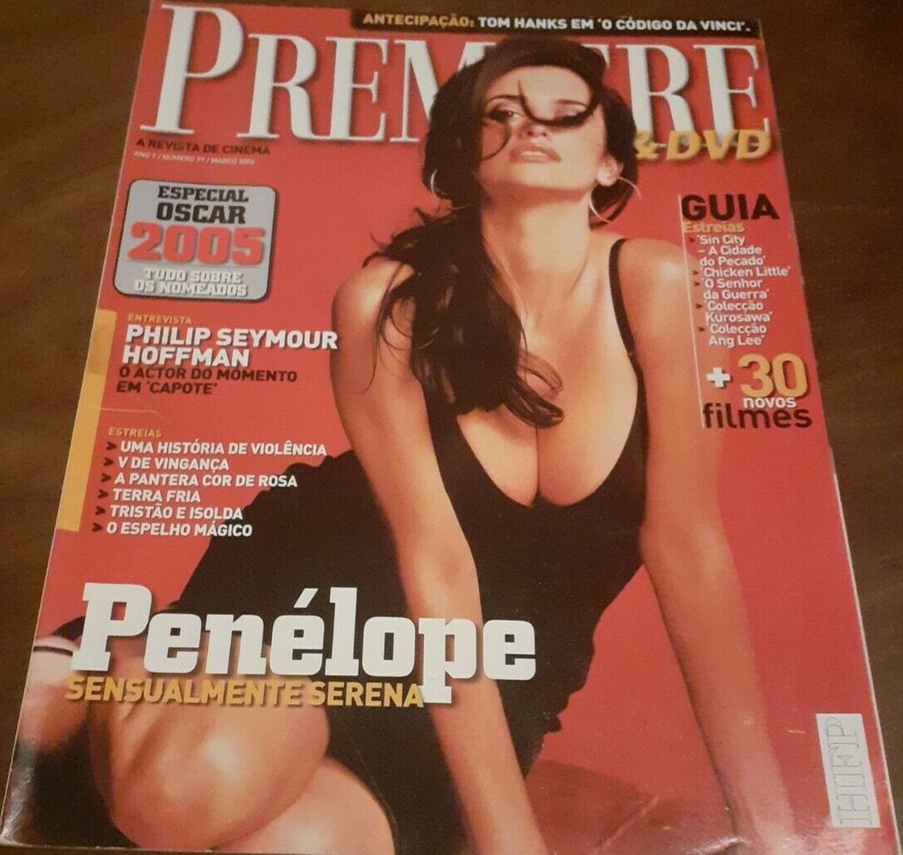 PREMIERE (Portugal) magazine side cover Issue 77  March 2006