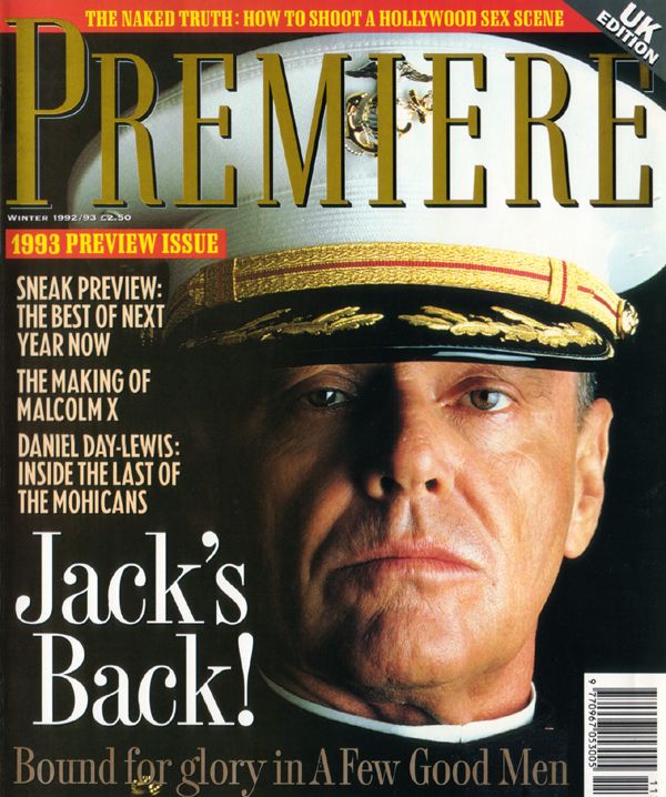 PREMIERE UK magazine side cover Issue 2  Vol 1 # 2 Winter 1992