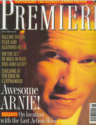 PREMIERE UK magazine side cover Issue 5  Vol 1 # 5 June 1993