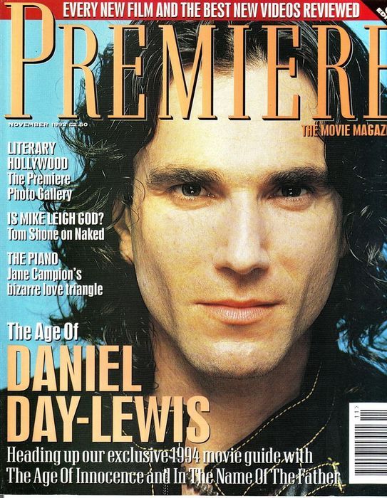 PREMIERE UK magazine side cover Issue 10  Vol 1 # 10 November 1993