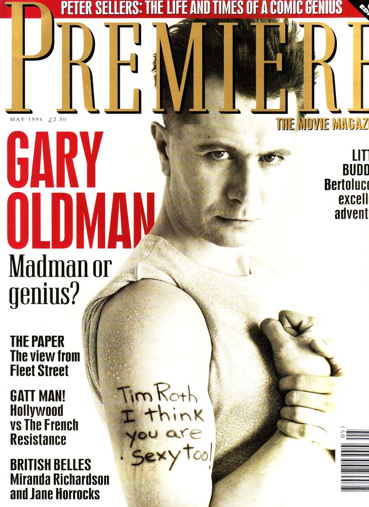 PREMIERE UK magazine side cover Issue 16  Vol 2 # 4 May 1994