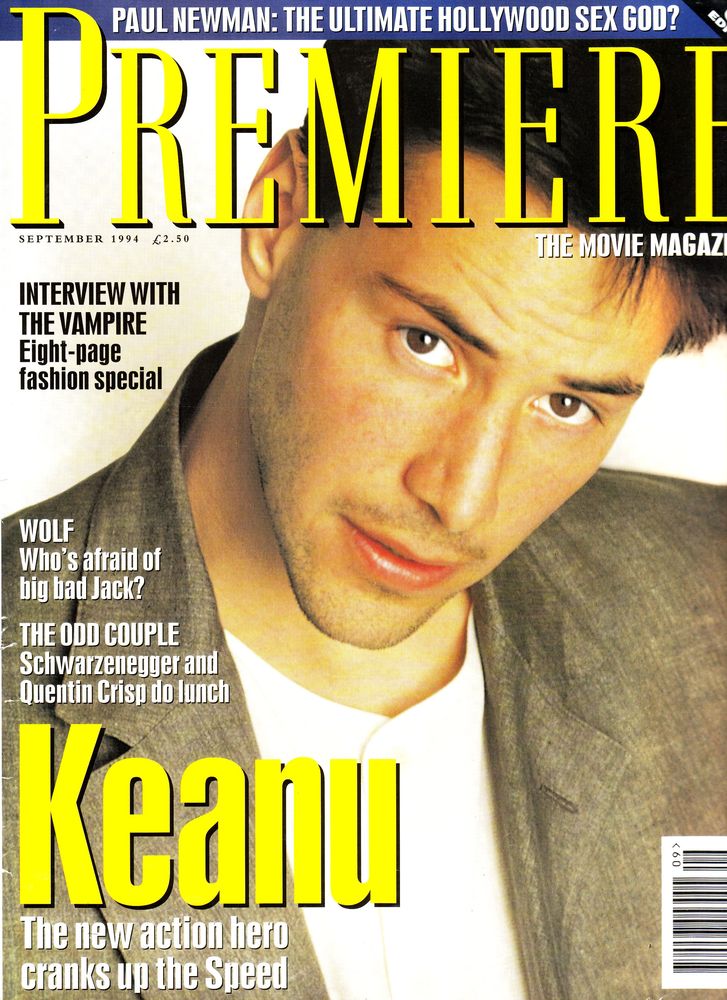 PREMIERE UK magazine side cover Issue 20  Vol 2 # 8 September 1994