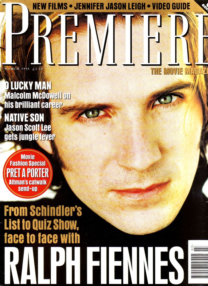 PREMIERE UK magazine side cover Issue 26  Vol 3 # 2 March 1995