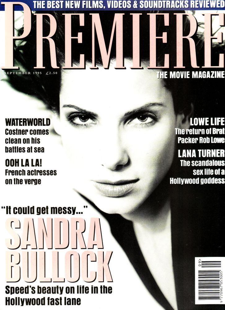 PREMIERE UK magazine side cover Issue 32  Vol 3 # 8 September 1995