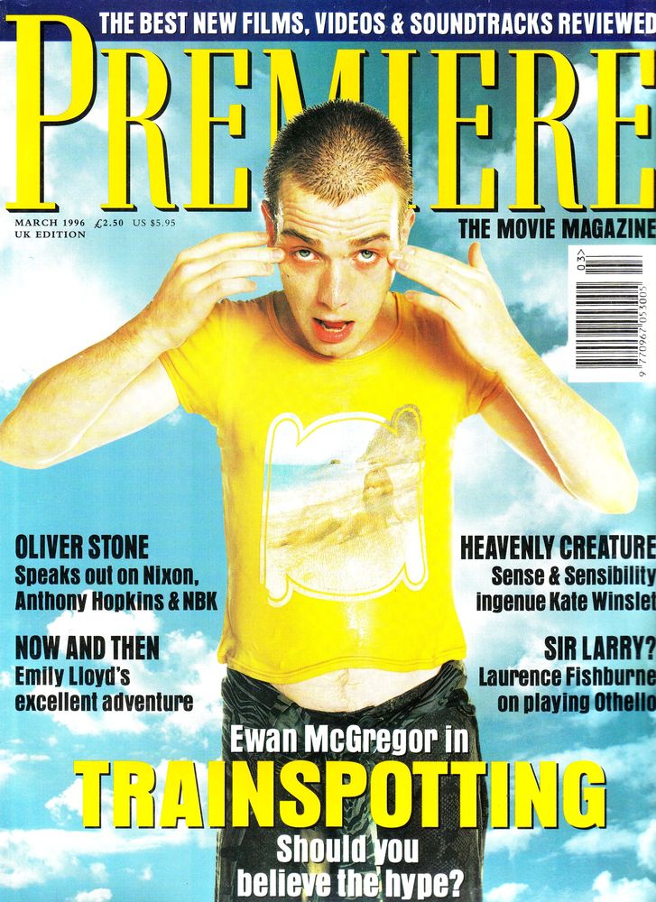PREMIERE UK magazine side cover Issue 38 March 1996