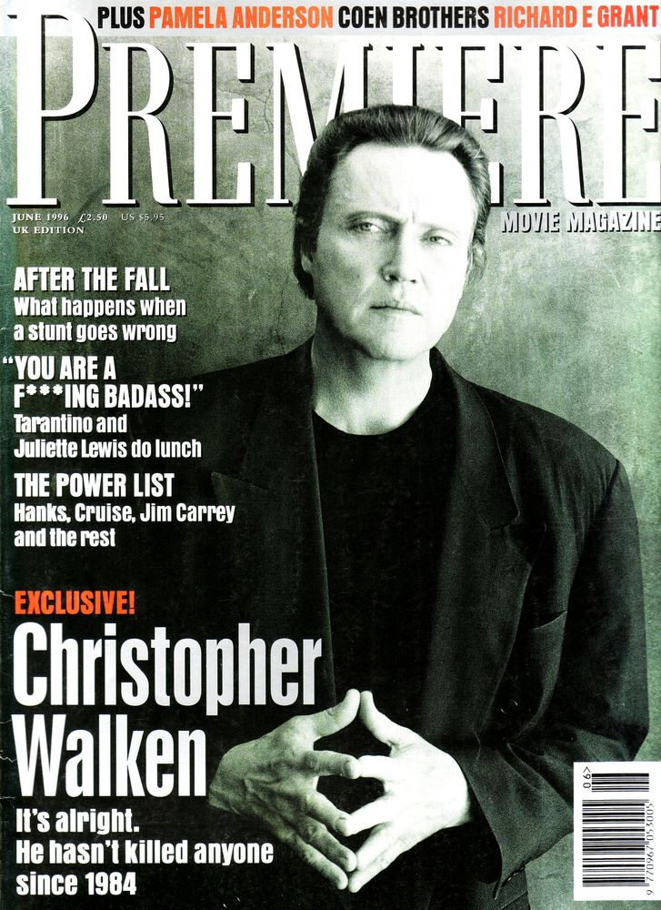 PREMIERE UK magazine side cover Issue 41 June 1996