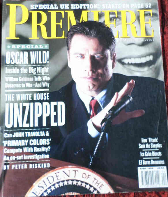 PREMIERE UK magazine side cover Issue 63 April 1998