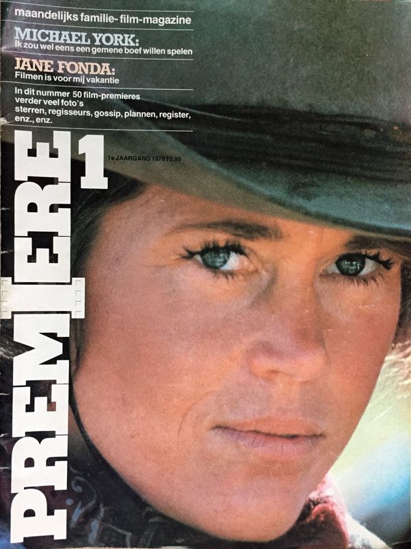 PREMIERE (NL) magazine side cover  Volume 1 no 1 October 1978