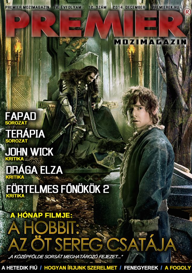 PREMIER MOZIMAGAZIN magazine side cover December 2014