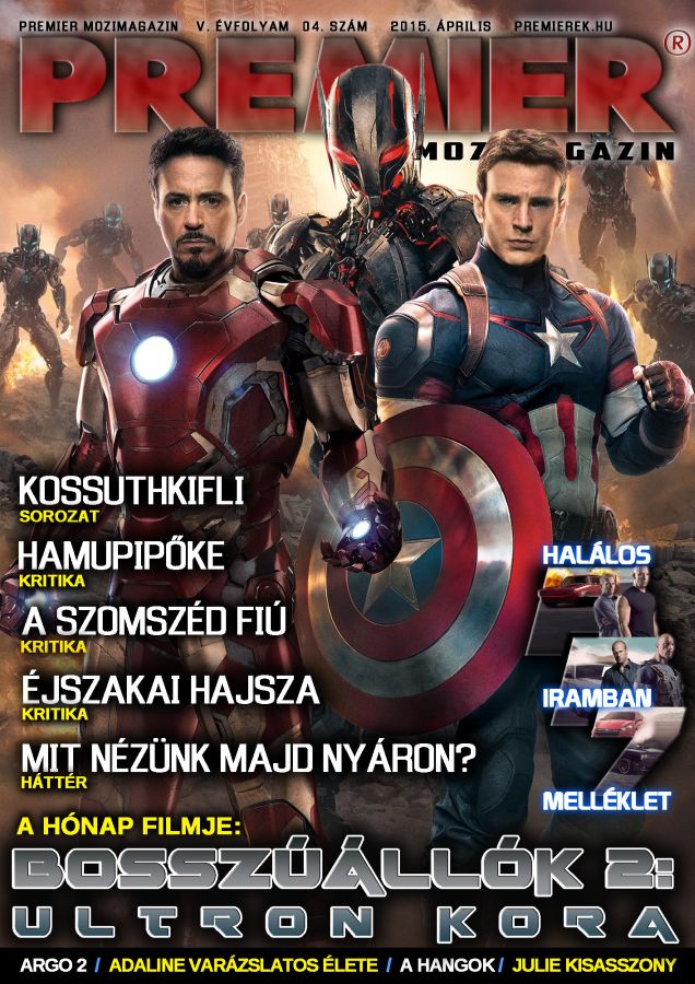 PREMIER MOZIMAGAZIN magazine side cover April 2015