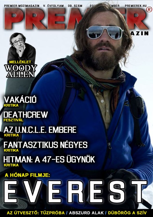 PREMIER MOZIMAGAZIN magazine side cover September 2015