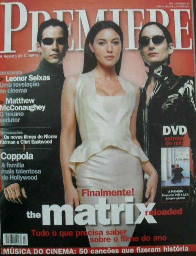 PREMIERE (Portugal) magazine side cover Issue 44  June 2003