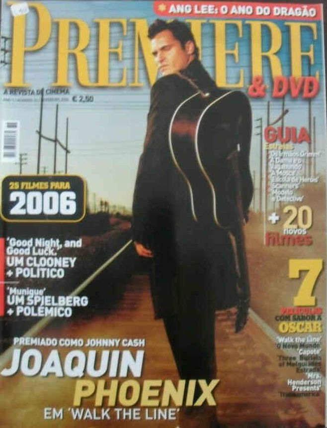 PREMIERE (Portugal) magazine side cover Issue 76 February 2006