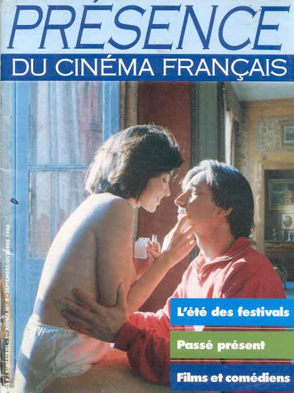 PRESENCE DU CINEMA FRANCAIS magazine side cover Issue 5 September/October 1986