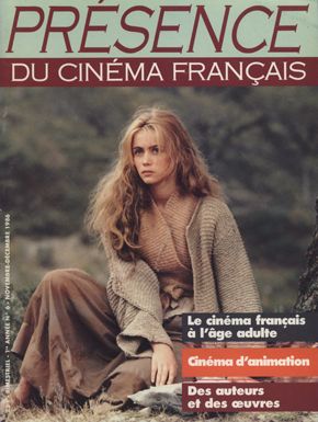 PRESENCE DU CINEMA FRANCAIS magazine side cover Issue 6 November-December 1986
