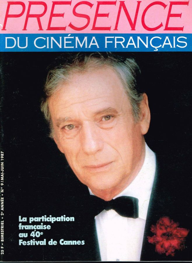 PRESENCE DU CINEMA FRANCAIS magazine side cover Issue 9  1987