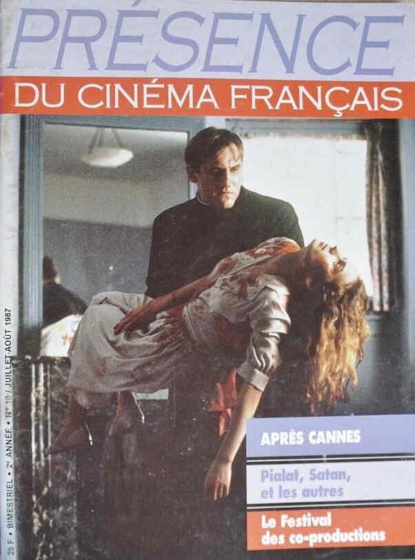 PRESENCE DU CINEMA FRANCAIS magazine side cover Issue 10 July/August 1987