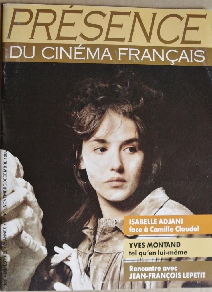 PRESENCE DU CINEMA FRANCAIS magazine side cover Issue 18  1988